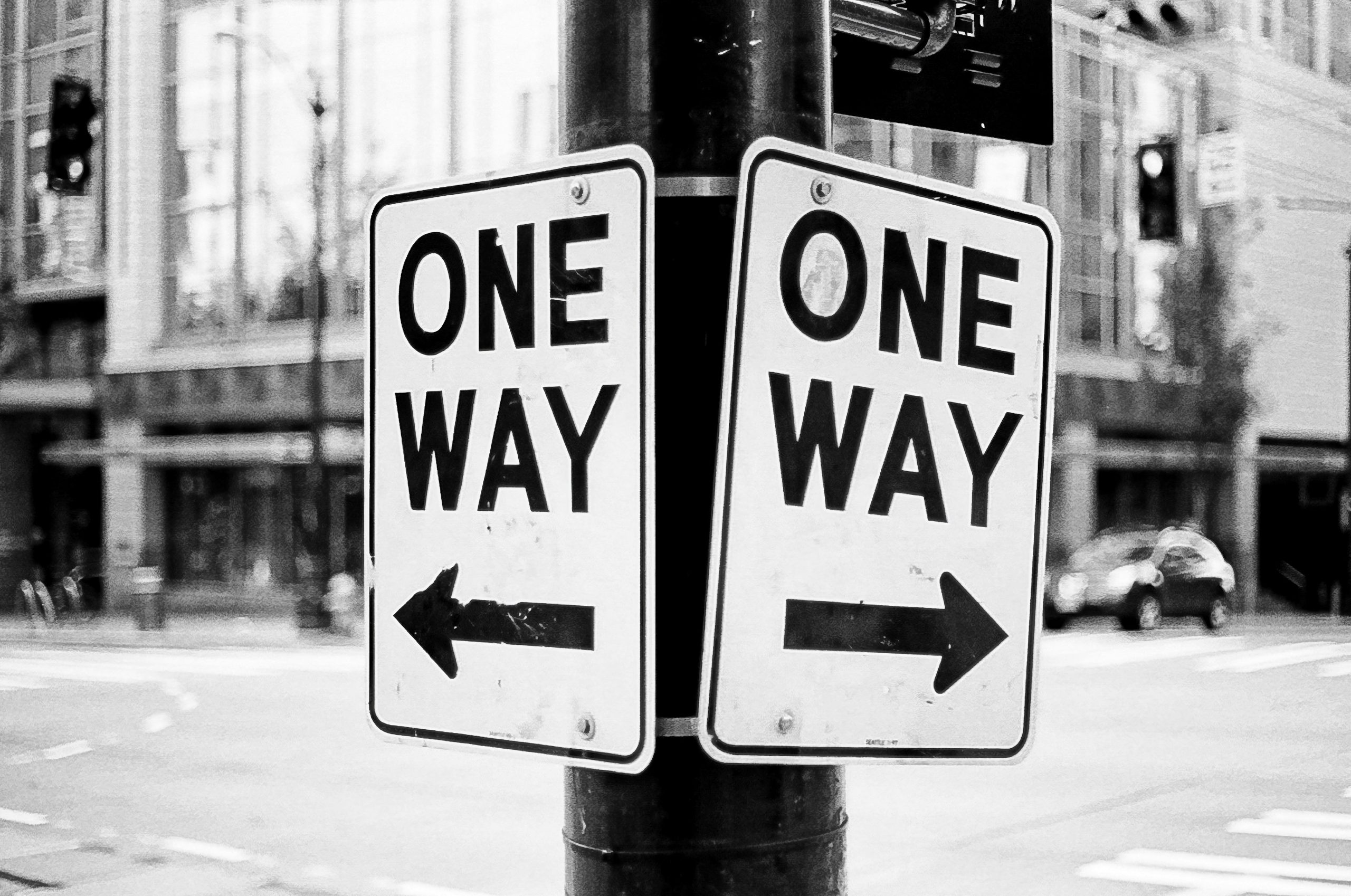 Street Sign One Way